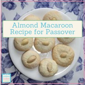 almond macaroon recipe for passover