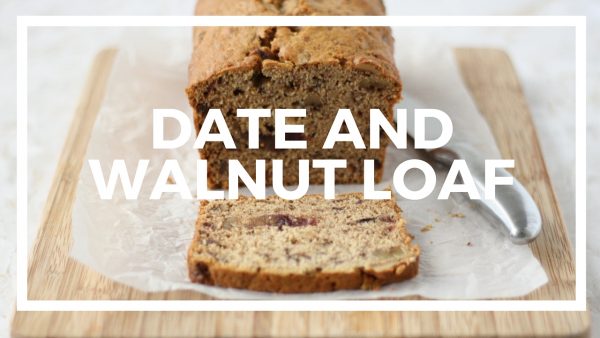Date and walnut loaf cake recipe 